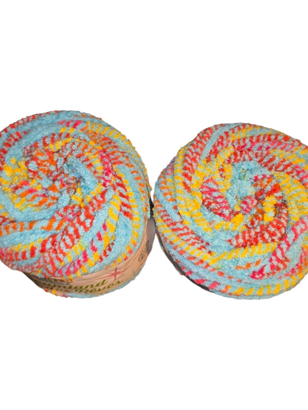 Lion Brand Cover Story Dreamland Blue Hawaii Yarn Lot 2 Super Bulky #6
